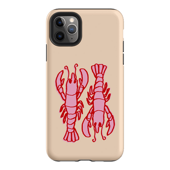 Lobster Love Peach Printed Phone Cases iPhone 11 Pro Max / Armoured by The Dairy - The Dairy