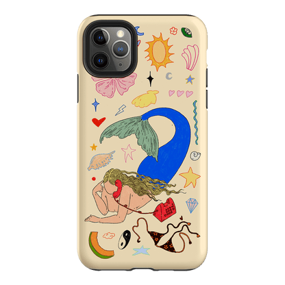 Mermaid Salad Cream Printed Phone Cases iPhone 11 Pro Max / Armoured by Easty Beasty - The Dairy
