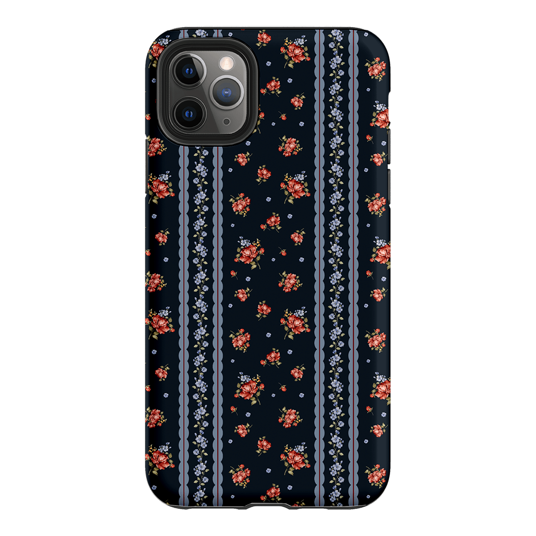 Midnight Stripe Printed Phone Cases iPhone 11 Pro Max / Armoured by Kasiags Art - The Dairy