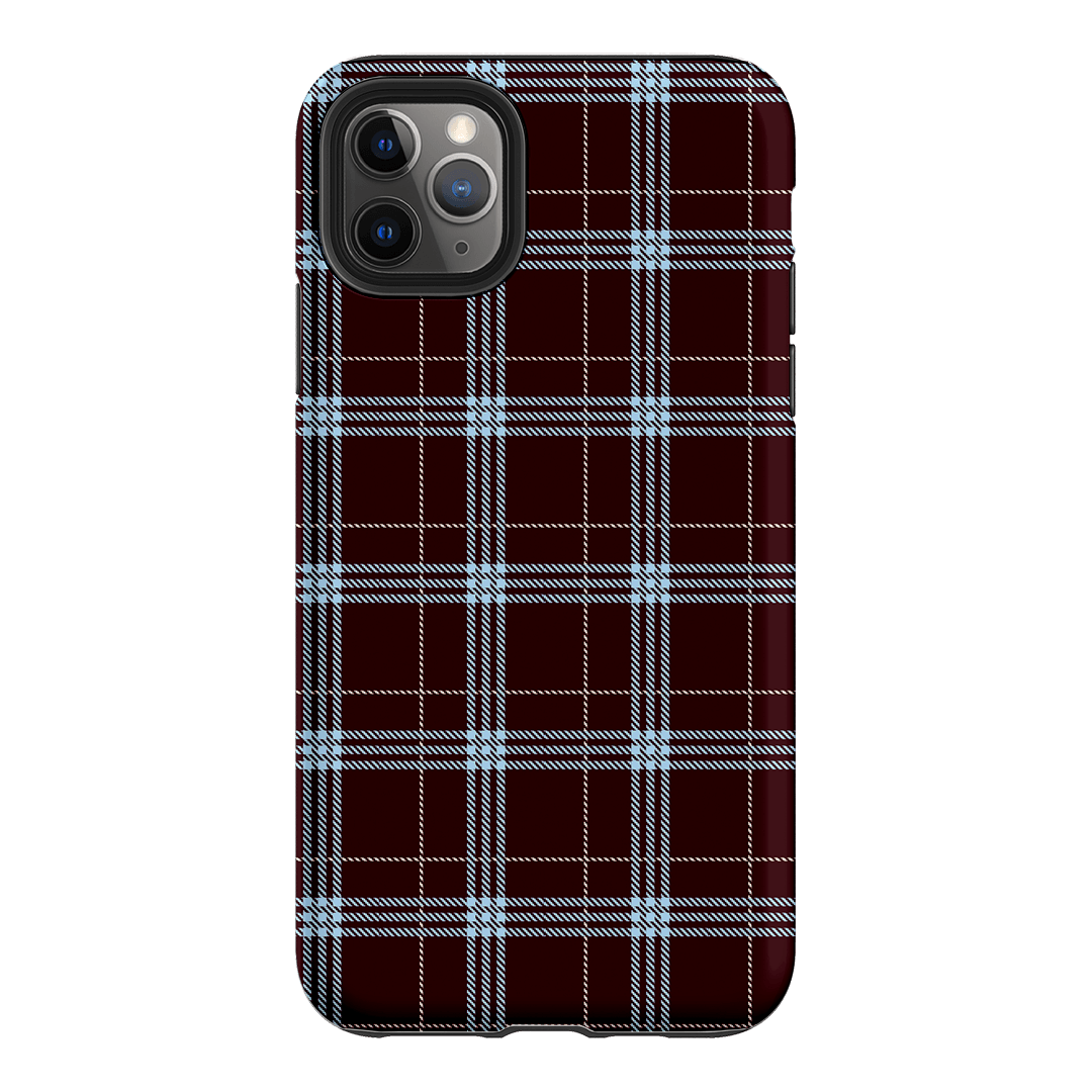 Mocha Plaid Printed Phone Cases iPhone 11 Pro Max / Armoured by The Dairy - The Dairy