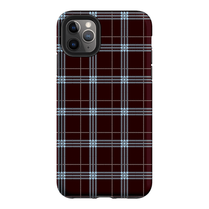 Mocha Plaid Printed Phone Cases iPhone 11 Pro Max / Armoured by The Dairy - The Dairy