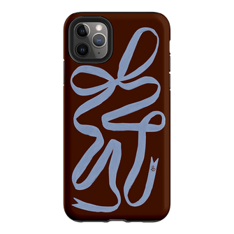 Mocha Ribbon Printed Phone Cases iPhone 11 Pro Max / Armoured by Jasmine Dowling - The Dairy