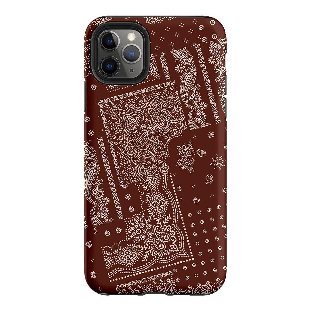 Paisley Cinnamon Printed Phone Cases iPhone 11 Pro Max / Armoured by The Dairy - The Dairy