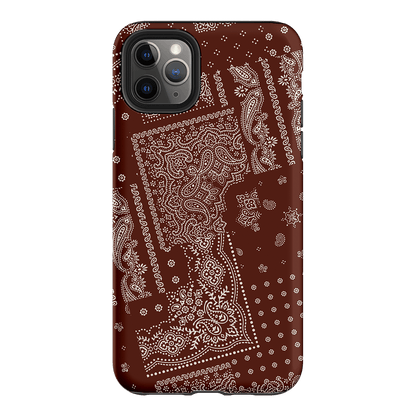 Paisley Cinnamon Printed Phone Cases iPhone 11 Pro Max / Armoured by The Dairy - The Dairy