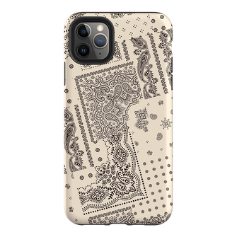 Paisley Ecru Printed Phone Cases iPhone 11 Pro Max / Armoured by The Dairy - The Dairy