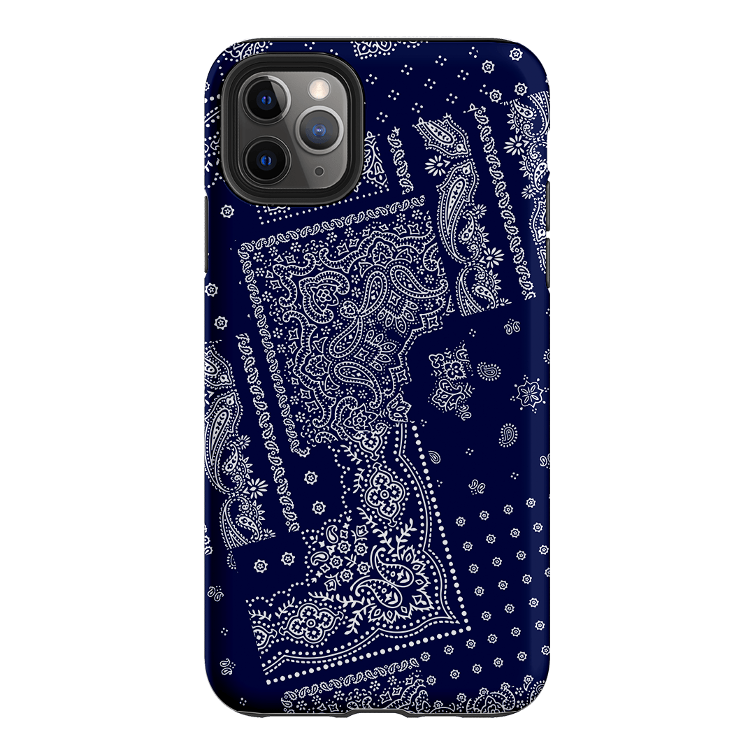 Paisley Indigo Printed Phone Cases iPhone 11 Pro Max / Armoured by The Dairy - The Dairy