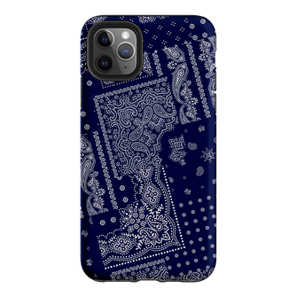 Paisley Indigo Printed Phone Cases iPhone 11 Pro Max / Armoured by The Dairy - The Dairy