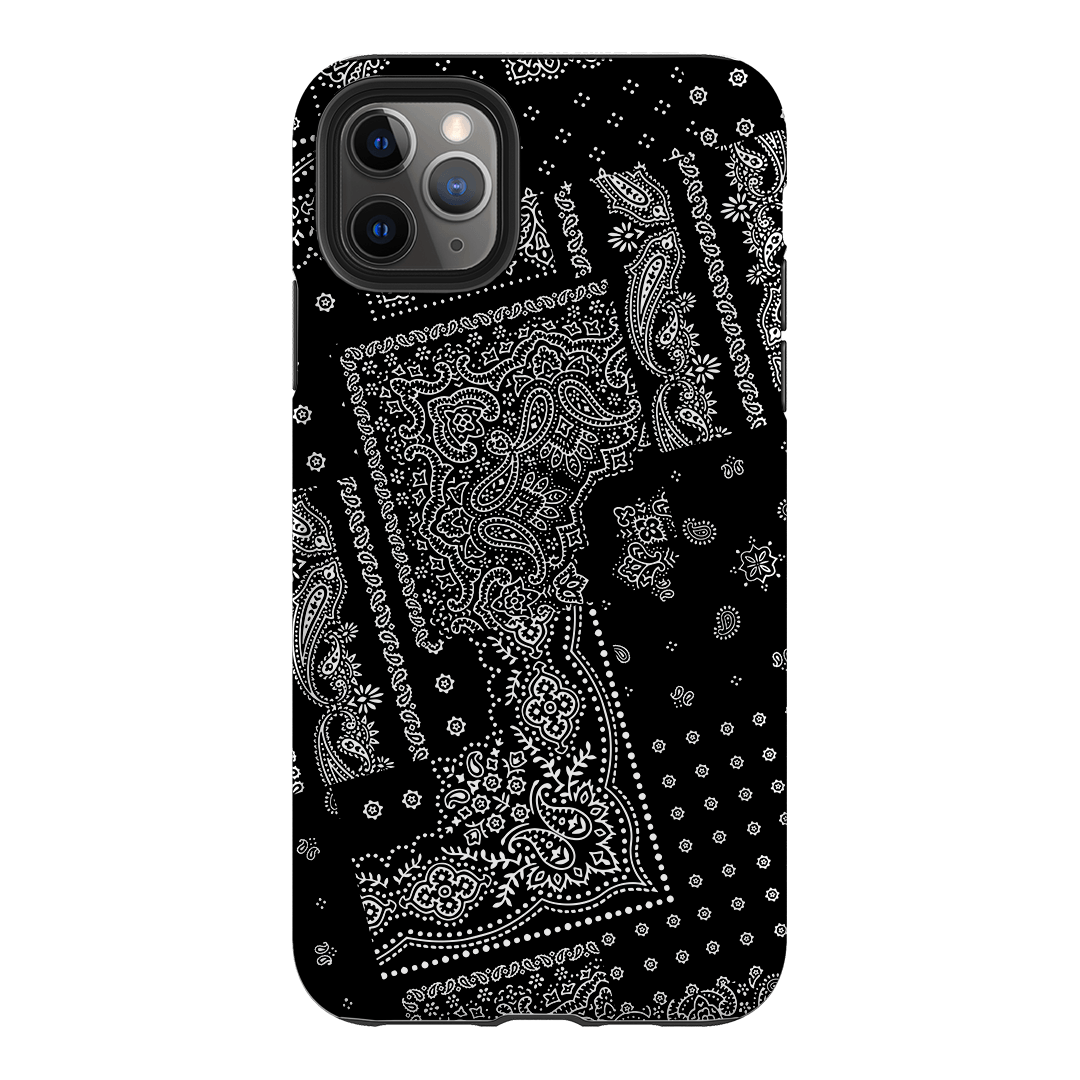Paisley Noir Printed Phone Cases iPhone 11 Pro Max / Armoured by The Dairy - The Dairy