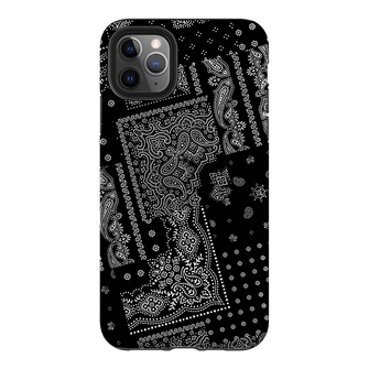 Paisley Noir Printed Phone Cases iPhone 11 Pro Max / Armoured by The Dairy - The Dairy