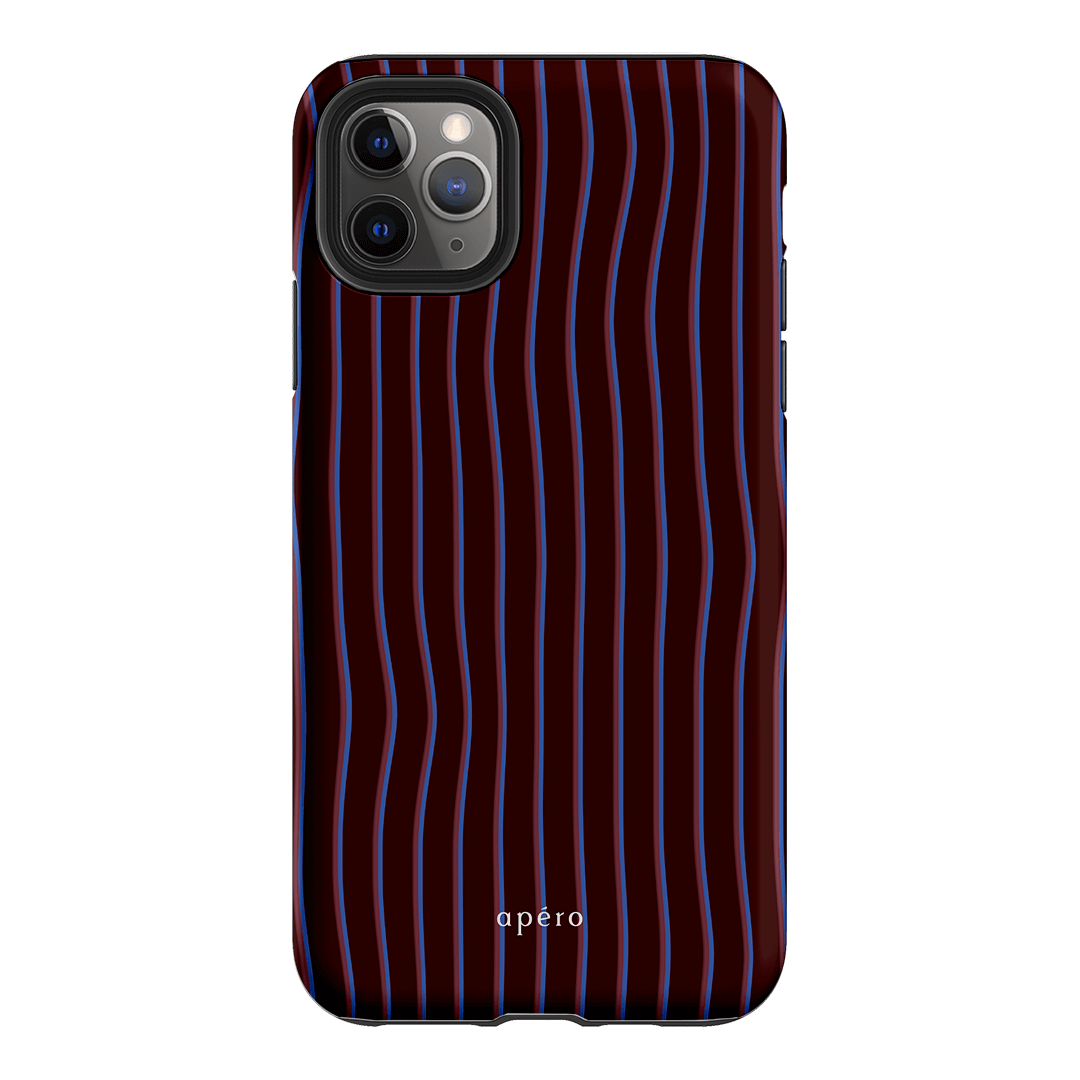 Panama Burgundy Printed Phone Cases iPhone 11 Pro Max / Armoured by Apero - The Dairy