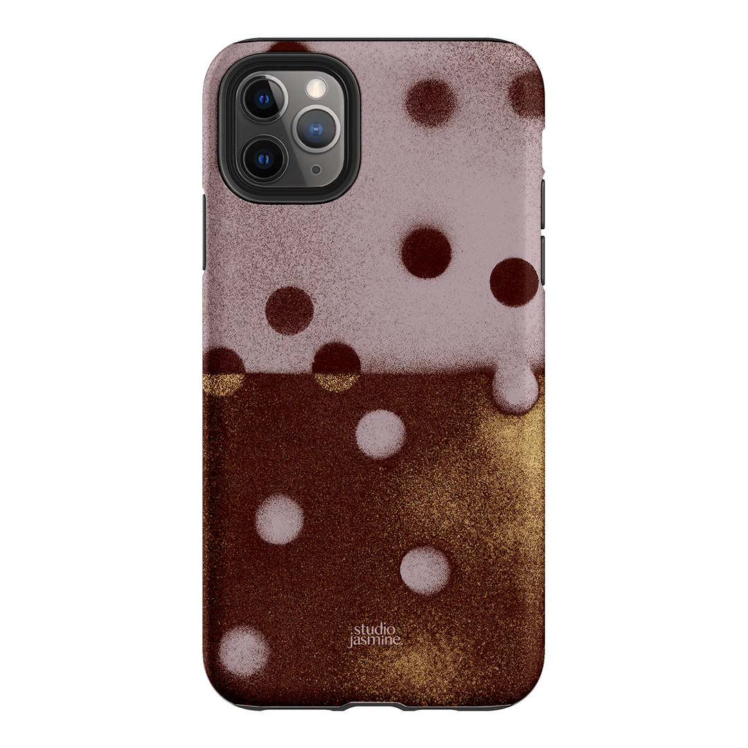 Rust Polka Dot Printed Phone Cases iPhone 11 Pro Max / Armoured by Jasmine Dowling - The Dairy