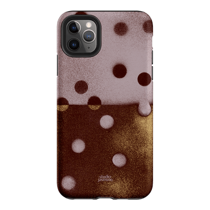 Rust Polka Dot Printed Phone Cases iPhone 11 Pro Max / Armoured by Jasmine Dowling - The Dairy