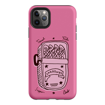Sardine Social Pink Printed Phone Cases iPhone 11 Pro Max / Armoured by The Dairy - The Dairy