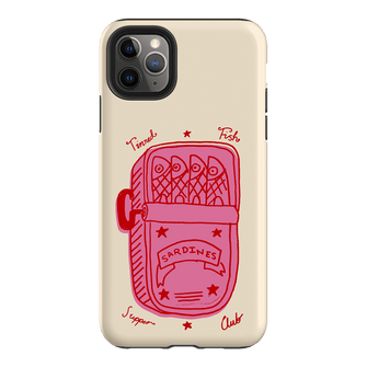 Sardine Social Red Printed Phone Cases iPhone 11 Pro Max / Armoured by The Dairy - The Dairy