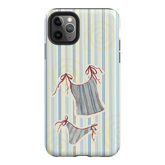 Stripe Tankini Printed Phone Cases iPhone 11 Pro Max / Armoured by Kayla Carr - The Dairy