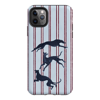Stripey Hounds Printed Phone Cases iPhone 11 Pro Max / Armoured by Lisa Hu - The Dairy
