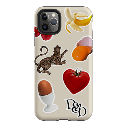 Sunday Stickers Cream Printed Phone Cases iPhone 11 Pro Max / Armoured by Desmond & Dempsey - The Dairy