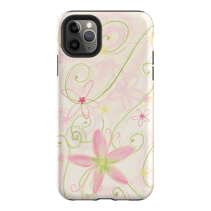 Swirl Pink Printed Phone Cases iPhone 11 Pro Max / Armoured by Kayla Carr - The Dairy