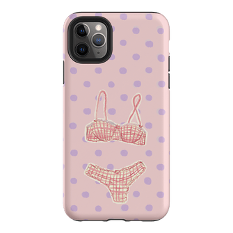 Vintage Gingham Printed Phone Cases iPhone 11 Pro Max / Armoured by Kayla Carr - The Dairy