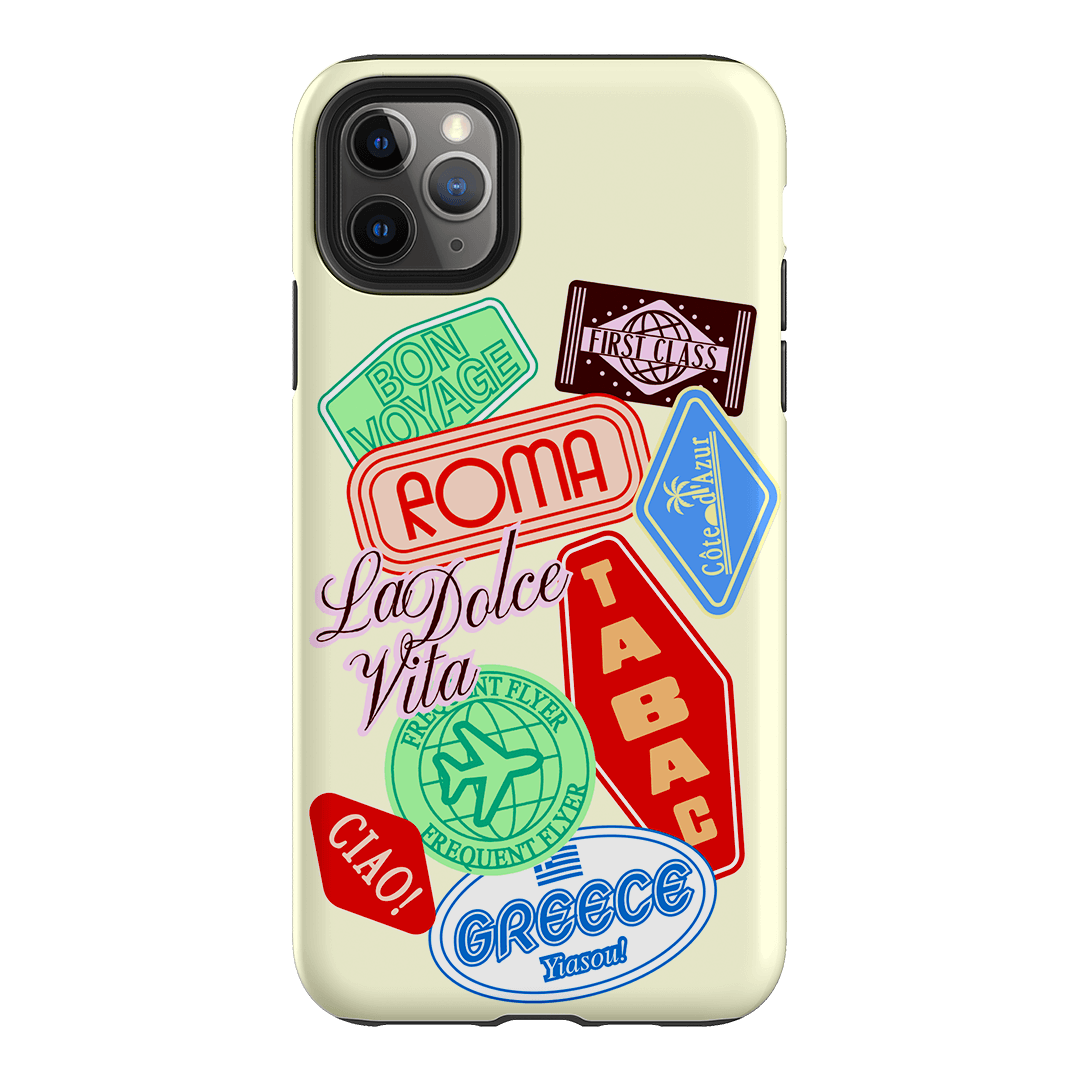 Well Travelled Printed Phone Cases iPhone 11 Pro Max / Armoured by The Dairy - The Dairy