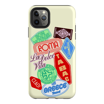 Well Travelled Printed Phone Cases iPhone 11 Pro Max / Armoured by The Dairy - The Dairy