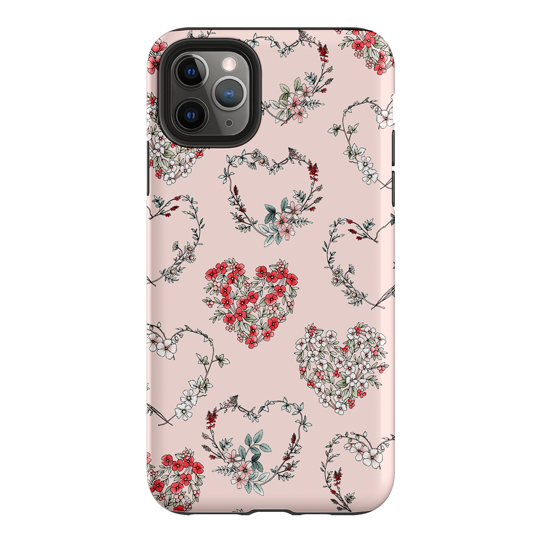 Wild Heart Wreath Printed Phone Cases iPhone 11 Pro Max / Armoured by Typoflora - The Dairy