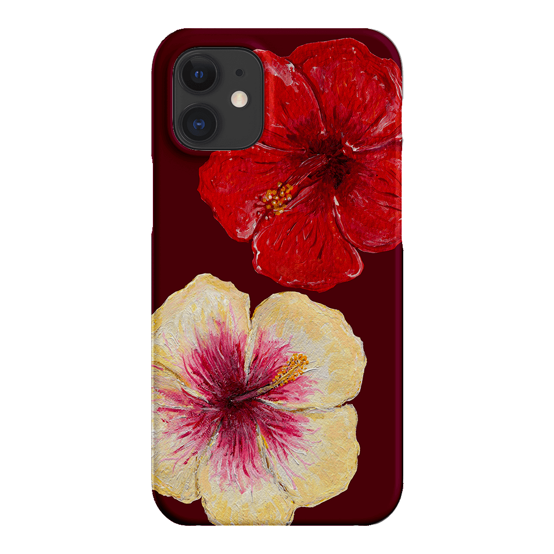 Hibiscus Flower Printed Phone Cases iPhone 12 / Snap by BG. Studio - The Dairy