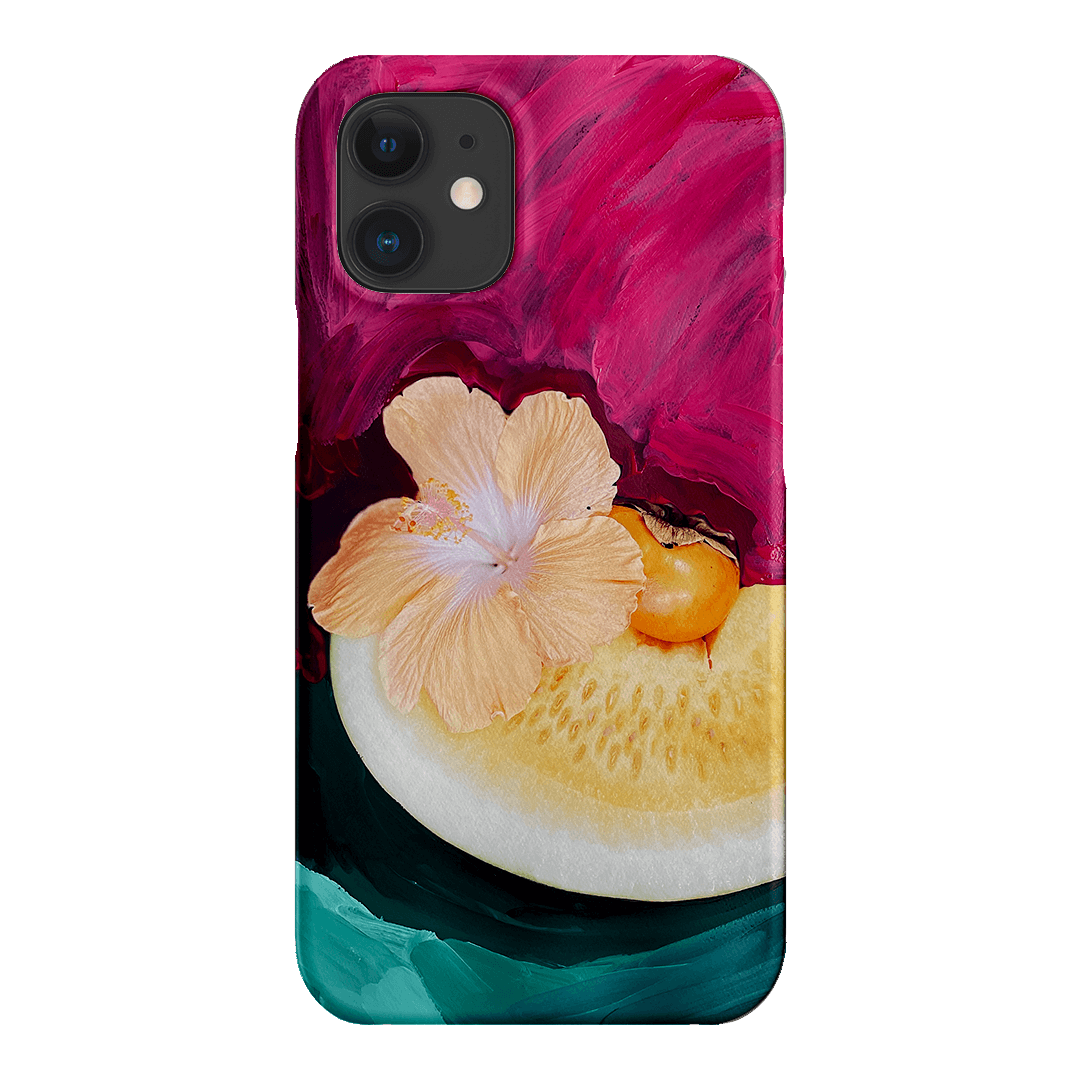 Hibiscus Melon Printed Phone Cases iPhone 12 / Snap by Nicole Nelius - The Dairy