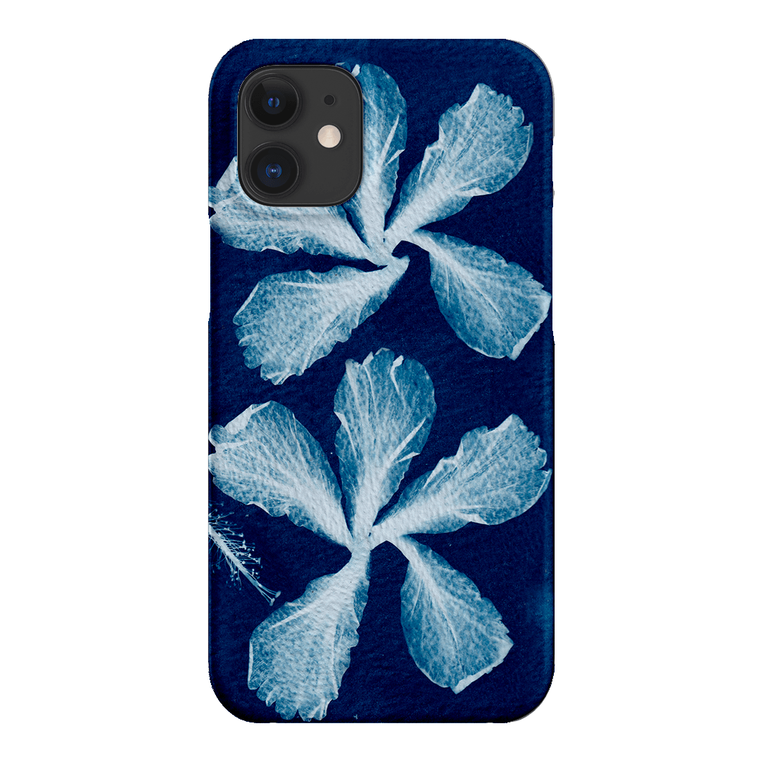 Hibiscus Cyanotype Printed Phone Cases iPhone 12 / Snap by Sally Hungerford - The Dairy