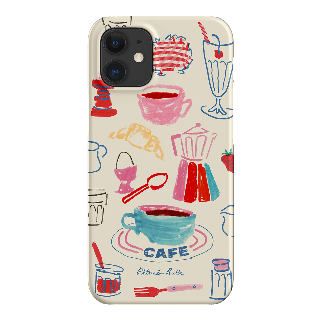 Home Cafe Printed Phone Cases iPhone 12 / Snap by Phthalo Ruth - The Dairy