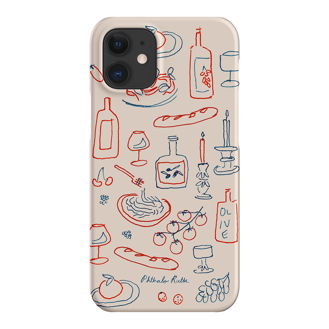 Italian Fare Printed Phone Cases iPhone 12 / Snap by Phthalo Ruth - The Dairy