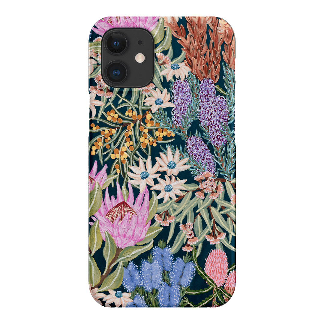 Moonlit Floral Printed Phone Cases iPhone 12 / Snap by Amy Gibbs - The Dairy