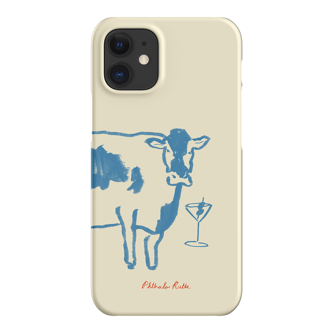 Mootini Blue Printed Phone Cases iPhone 12 / Snap by Phthalo Ruth - The Dairy