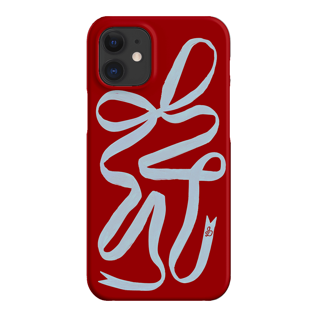 Cottage Ribbon Printed Phone Cases iPhone 12 / Snap by Jasmine Dowling - The Dairy