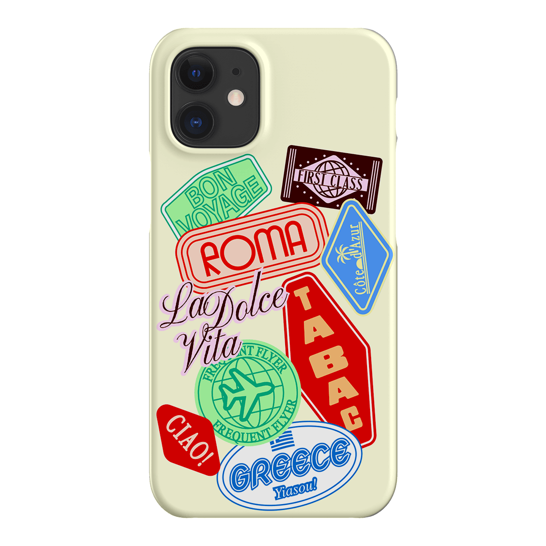 Well Travelled Printed Phone Cases iPhone 12 / Snap by The Dairy - The Dairy