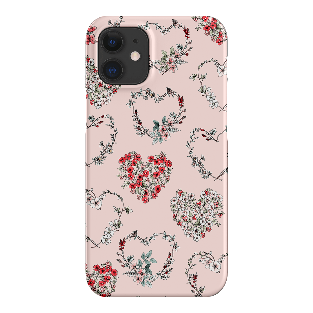 Wild Heart Wreath Printed Phone Cases iPhone 12 / Snap by Typoflora - The Dairy