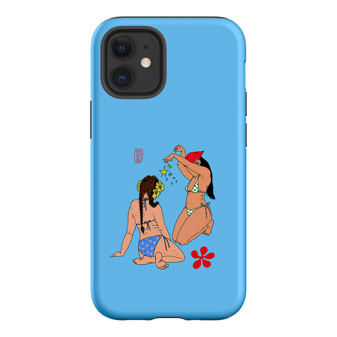 Babe Magic Blue Printed Phone Cases iPhone 12 / Armoured by Easty Beasty - The Dairy