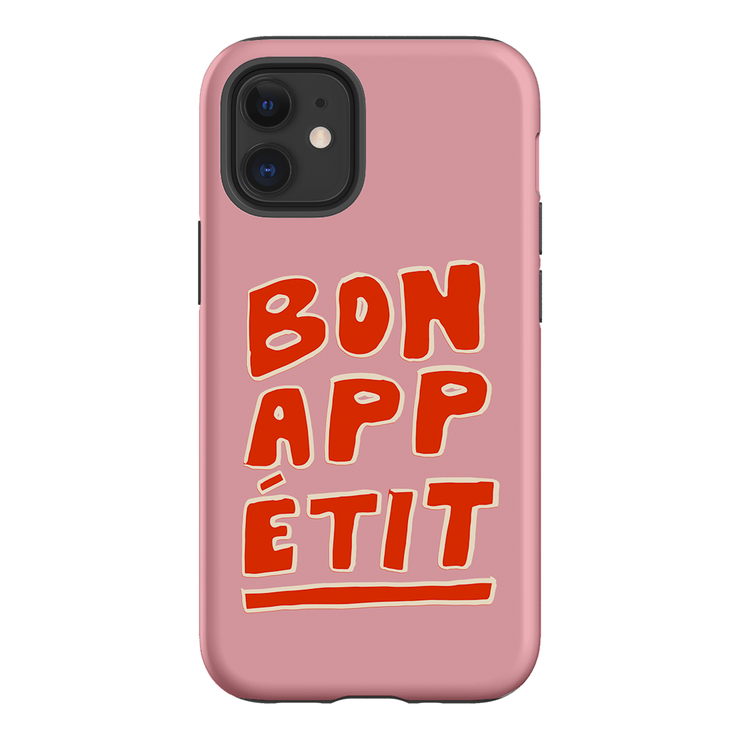 Bon Appetit Pink Printed Phone Cases iPhone 12 / Armoured by The Dairy - The Dairy