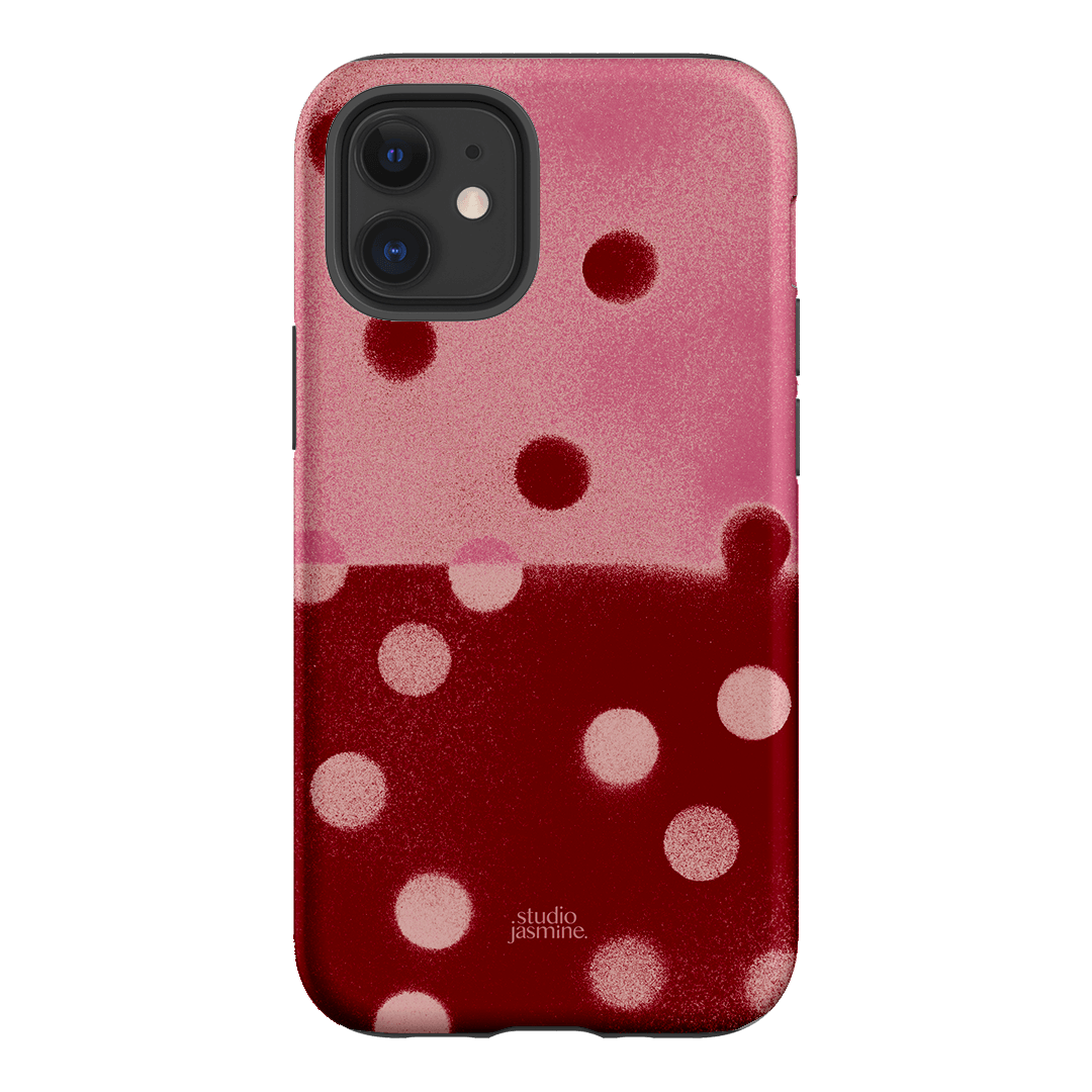 Cherry Polka Dot Printed Phone Cases iPhone 12 / Armoured by Jasmine Dowling - The Dairy