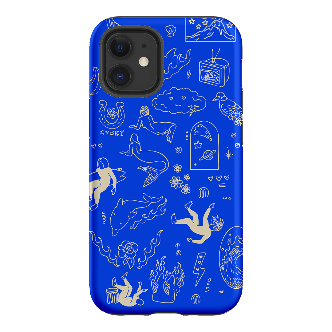 Easty Flash Blue Printed Phone Cases iPhone 12 / Armoured by Easty Beasty - The Dairy