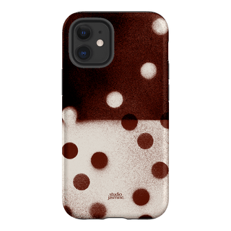Espresso Polka Dot Printed Phone Cases iPhone 12 / Armoured by Jasmine Dowling - The Dairy