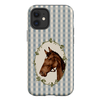 Gingham Horse Printed Phone Cases iPhone 12 / Armoured by Kasiags Art - The Dairy