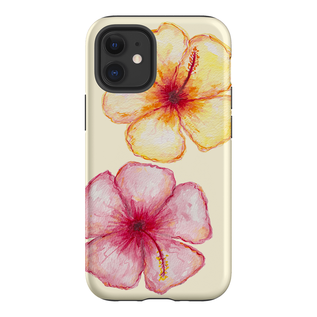 Hibiscus Flower Yellow Printed Phone Cases iPhone 12 / Armoured by BG. Studio - The Dairy