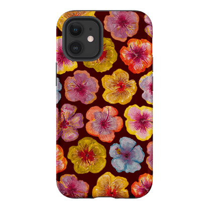 Hibiscus Holiday Rouge Printed Phone Cases iPhone 12 / Armoured by BG. Studio - The Dairy
