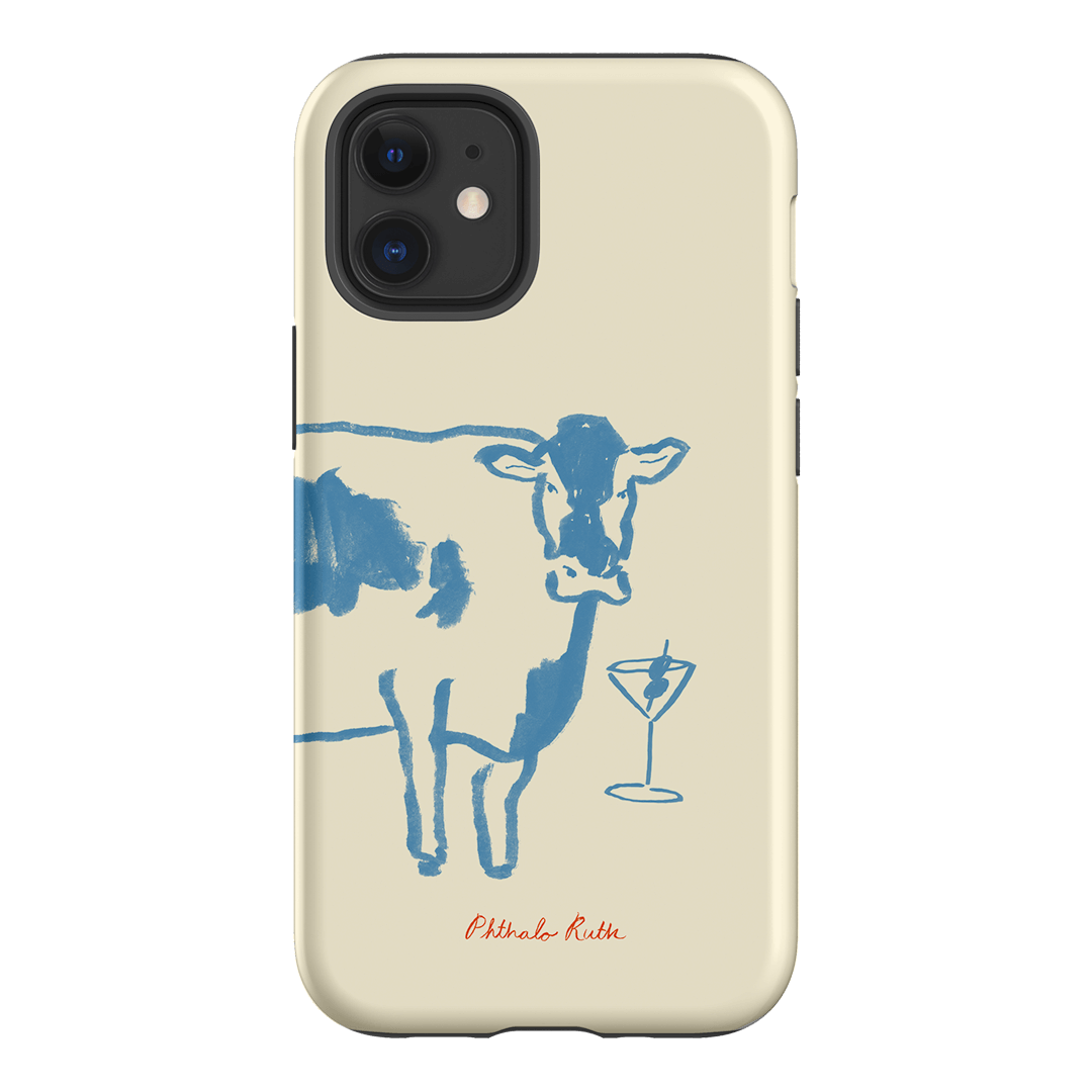 Mootini Blue Printed Phone Cases iPhone 12 / Armoured by Phthalo Ruth - The Dairy