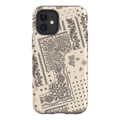 Paisley Ecru Printed Phone Cases iPhone 12 / Armoured by The Dairy - The Dairy