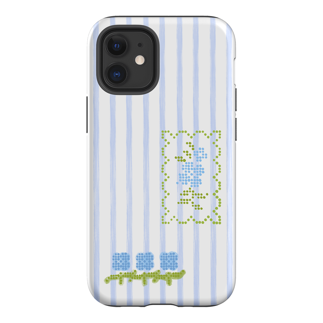 Patchwork Blue Printed Phone Cases iPhone 12 / Armoured by Kayla Carr - The Dairy