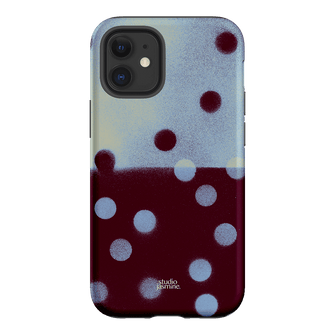Plum Polka Dot Printed Phone Cases iPhone 12 / Armoured by Jasmine Dowling - The Dairy