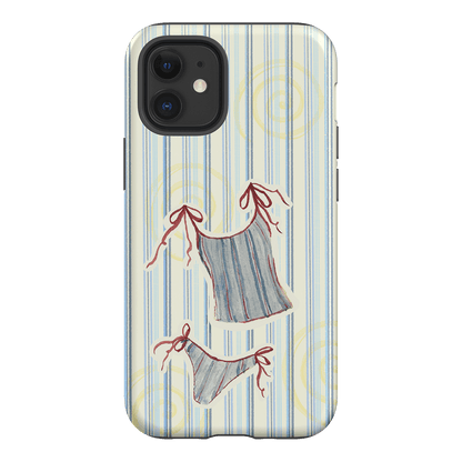 Stripe Tankini Printed Phone Cases iPhone 12 / Armoured by Kayla Carr - The Dairy