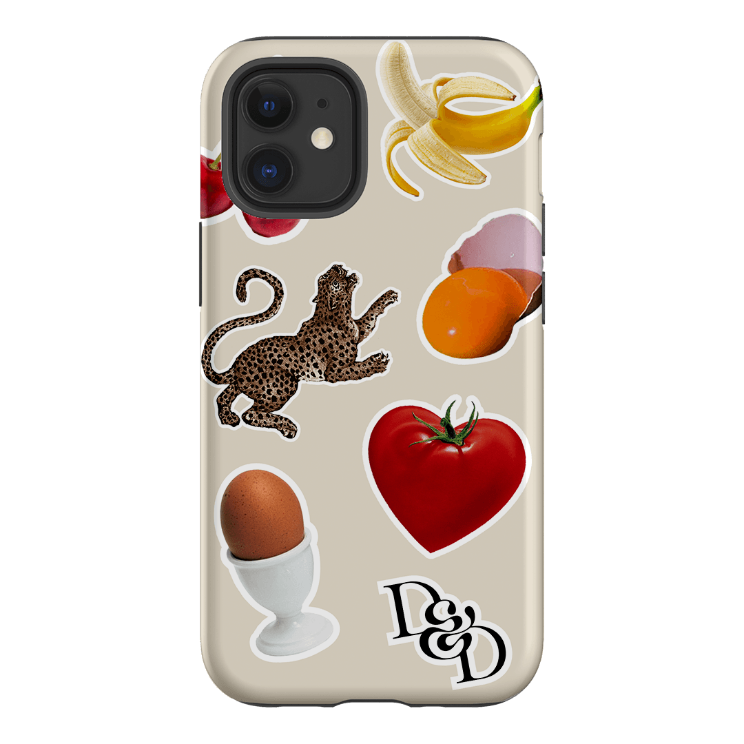 Sunday Stickers Cream Printed Phone Cases iPhone 12 / Armoured by Desmond & Dempsey - The Dairy